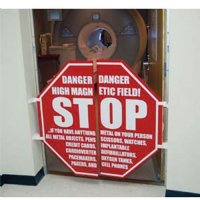 Show product details for MRI Split, Swinging Stop Sign