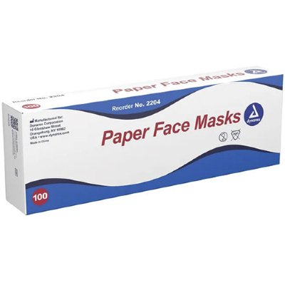 Paper Face Mask, White