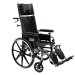 Show product details for Drive Medical Viper Plus Reclining Wheelchair 12", Flip Back Detachable Full Arms with Legrest