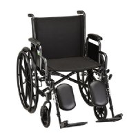 Show product details for Wheelchair STL 20" DDA ELVT LR