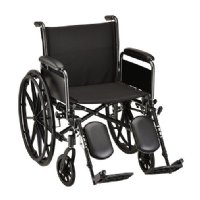 Show product details for Wheelchair STL 20" DFA ELVT LR