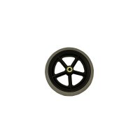 Show product details for 5 Spoke Black Mag Wheel 7-1/2" X 1"