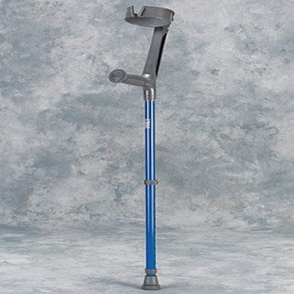 Walk Easy Adult Forearm Crutch, Articulated Full Cuff, Color Choice