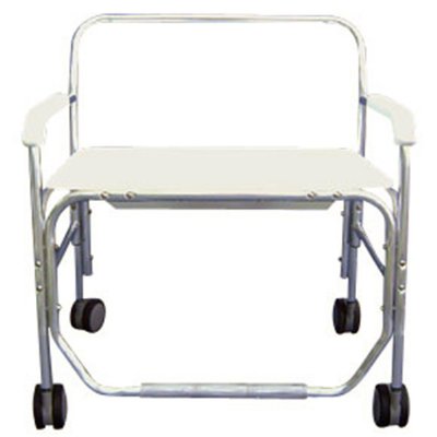 Heavy-Duty Shower/Commode Chair without Commode Opening & Removable Arms
