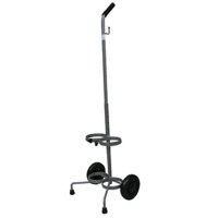 Show product details for Dual Cylinder Cart for E-Tanks Black Painted