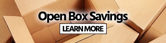 Open Box Savings