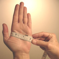 Palm Girth Measurement