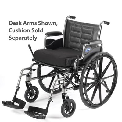 Invacare Tracer IV Heavy Duty Wheelchair - 20" Wide x 18" Deep- Detachable Desk Arms