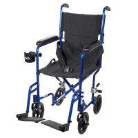 Show product details for Drive Medical 17" Wide Aluminum Transport Chair