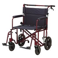 Show product details for Drive Medical 22" Bariatric Aluminum Transport Chair