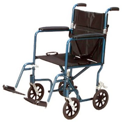 Drive Medical 17" Wide Fly Weight Aluminum Transport Chair