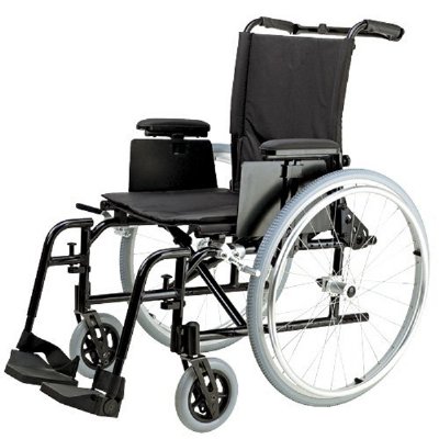 Drive Medical Cougar 16" Wide Ultralight Aluminum Wheelchair, Removeable T Style Desk Arms