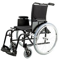 Show product details for Drive Medical Cougar 16" Wide Ultralight Aluminum Wheelchair, Removeable T Style Desk Arms