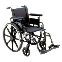 Show product details for Drive Medical Viper Plus GT Wheelchair 22", Flip Back, Detachable & Adjustable Height Desk Arms