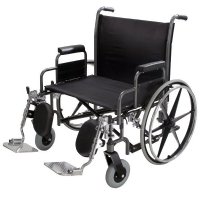 Show product details for Drive Medical Sentra Heavy Duty Extra Wide Wheelchair 26" Wide, Removable Full Arms