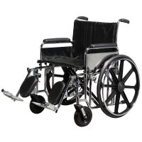 Show product details for Drive Medical Sentra Heavy Duty Wheelchair 20" Wide x 18" Deep - Detachable Desk Arms