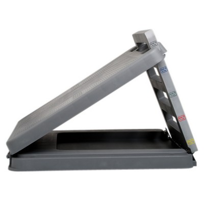 FabStretch 4-Level Incline Board - Heavy Duty Plastic - 5, 15, 25, 35 Degree Elevation - 14" x 14" Surface