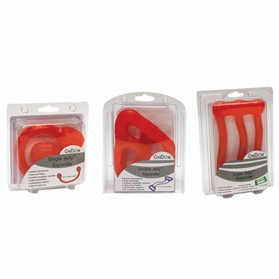 CanDo Jelly Expander Single, Double and Triple Exerciser Kit, Choose Resistance