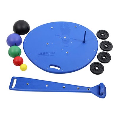 Multi-Axial Positioning System - Board, 5-Ball Set with Rack, 2 Weight Rods with Weights