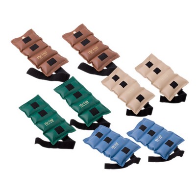 The Cuff Deluxe Ankle and Wrist Weight, 8 Piece Set (2 each: 10, 12.5, 15, 20 lb.)