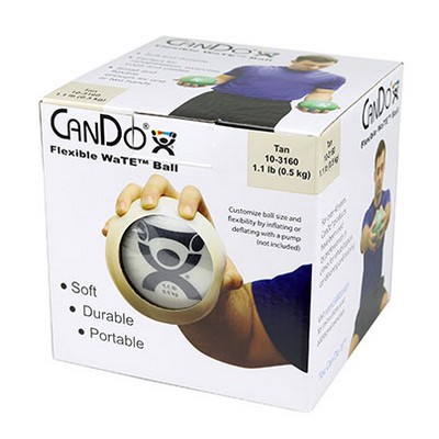 CanDo WaTE Ball - Hand-held Size - 5" Diameter - Choose Size