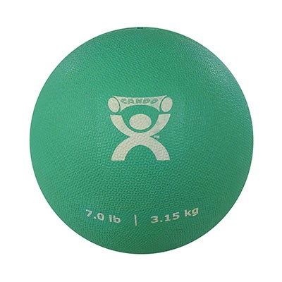 CanDo, Soft and Pliable Medicine Ball, 7" Diameter, Choose Size