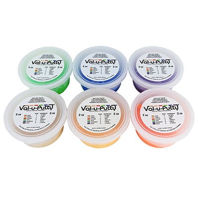 Val-u-Putty Exercise Putty - 6 Piece Set - 2 oz