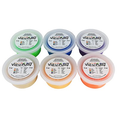 Val-u-Putty Exercise Putty - 6 Piece Set - 3 oz