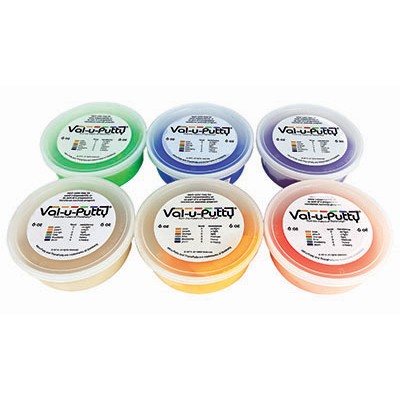 Val-u-Putty Exercise Putty - 6 Piece Set - 6 oz