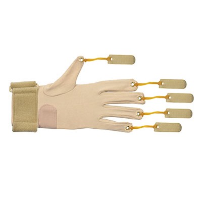 CanDo Deluxe with Thumb Finger Flexion Glove, S/M, Choose Side