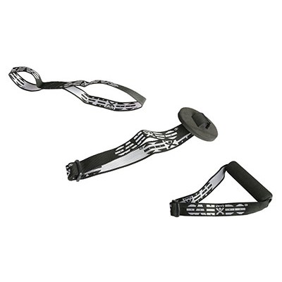 CanDo Exercise Band - Accessory - Kit, 1 each: loop stirrup, door disc, handle (pair)