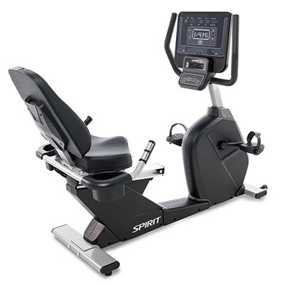 Spirit, CR800 Recumbent Bike, 57" x 30" x 51"