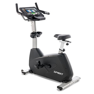 Spirit, CU800ENT Upright Bike, 78" x 28" x 67"