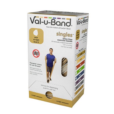 Val-u-Band Resistance Bands, Pre-Cut Strip, 5' Choose Level