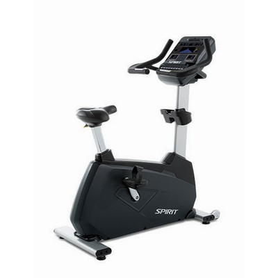 Spirit, CU900 Upright Bike, 77" x 32" x 67"