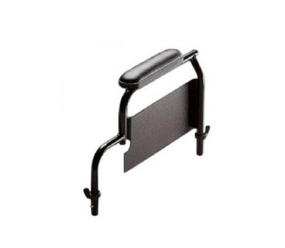 Conventional Fixed Height Desk Length Arm Assembly, Black Frame, Right, Color Choice