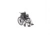 Show product details for Conventional, Adjustable Height Desk Length Arm Assembly for Invacare Wheelchairs, Chrome, Left Side