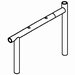 Show product details for Detachable Desk Length Adjustable Height Arm, E&J, Right