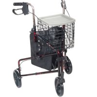 Show product details for Drive Deluxe 3-Wheel Aluminum Rollator