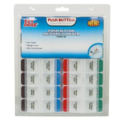 Push Button 7 Day Pill Reminder
