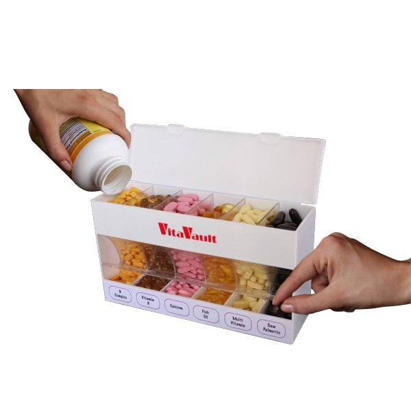 MedCenter Vitamin Organizer :: vitamin storage box