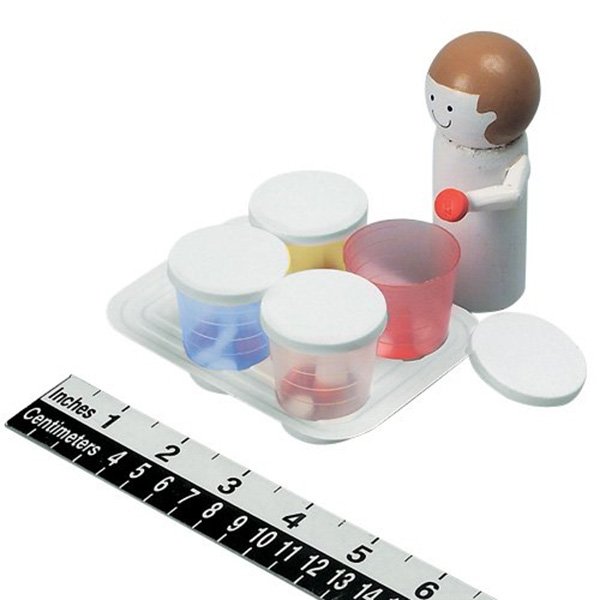 Four Cup Tray for Narrow Graduated Medication Cups, 100 per Case