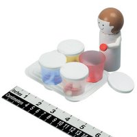 Show product details for Four Cup Tray for Narrow Graduated Medication Cups, 100 per Case