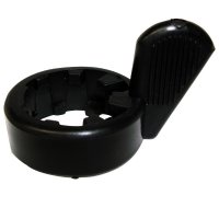 Button Lock, Invacare, Black Plastic