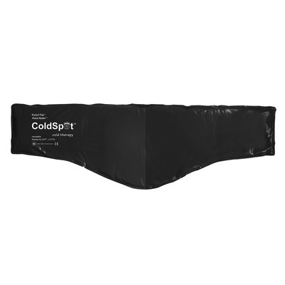 Relief Pak ColdSpot Black Urethane Pack - neck contour - 6" x 23"