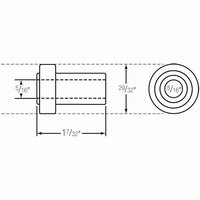 Bearing, for Front Wheels  5/16" ID x 29/32" OD