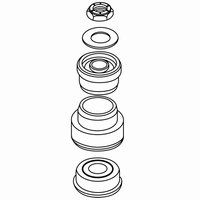 114-206 Wheelchair Bearing Housing Assembly for Invacare Chairs