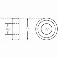 Bearing Non Flange 1/2" x 1"