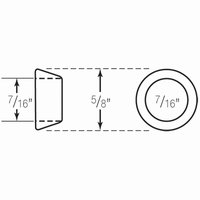 Wheelchair Bearing Cone 7/16 ID x 5/8 OD