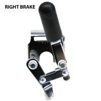 Show product details for Drive Medical Brake for Detachable Arm Wheelchair, Chrome